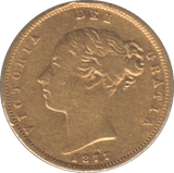 1871 GOLD HALF SOVEREIGN ( GVF ) - Half Sovereign - Cambridgeshire Coins