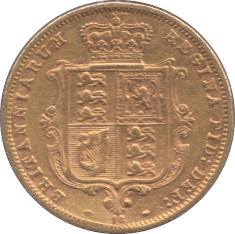 1871 GOLD HALF SOVEREIGN ( GVF ) - Half Sovereign - Cambridgeshire Coins