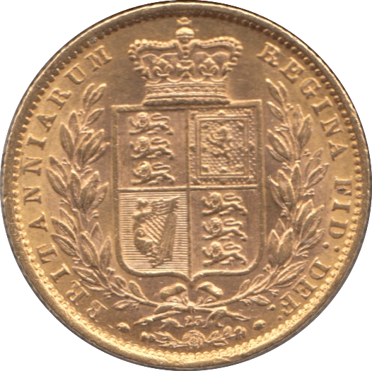 1871 GOLD SOVEREIGN ( AUNC ) DIE 23 - Sovereign - Cambridgeshire Coins