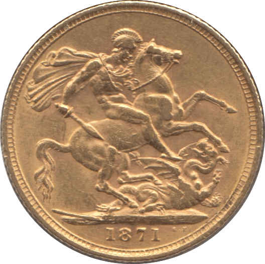 1871 GOLD SOVEREIGN ( GVF ) - Sovereign - Cambridgeshire Coins