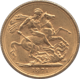 1871 GOLD SOVEREIGN ( GVF ) - Sovereign - Cambridgeshire Coins