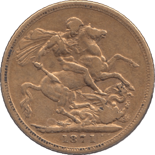1871 GOLD SOVEREIGN ( VF ) - Sovereign - Cambridgeshire Coins