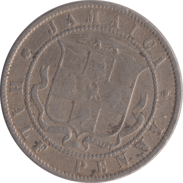 1871 JAMAICA HALF PENNY - WORLD COINS - Cambridgeshire Coins