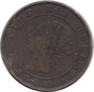 1871 ONE CENT PRINCE EDWARD ISLAND - WORLD coins - Cambridgeshire Coins