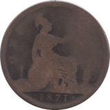 1871 PENNY ( FAIR ) - PENNY - Cambridgeshire Coins