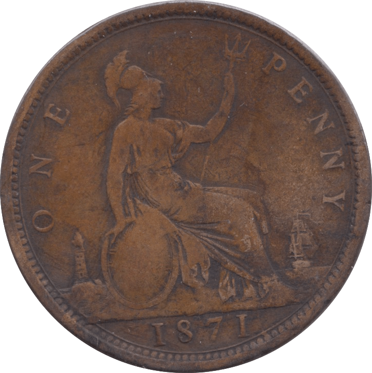 1871 PENNY ( NF ) - Penny - Cambridgeshire Coins