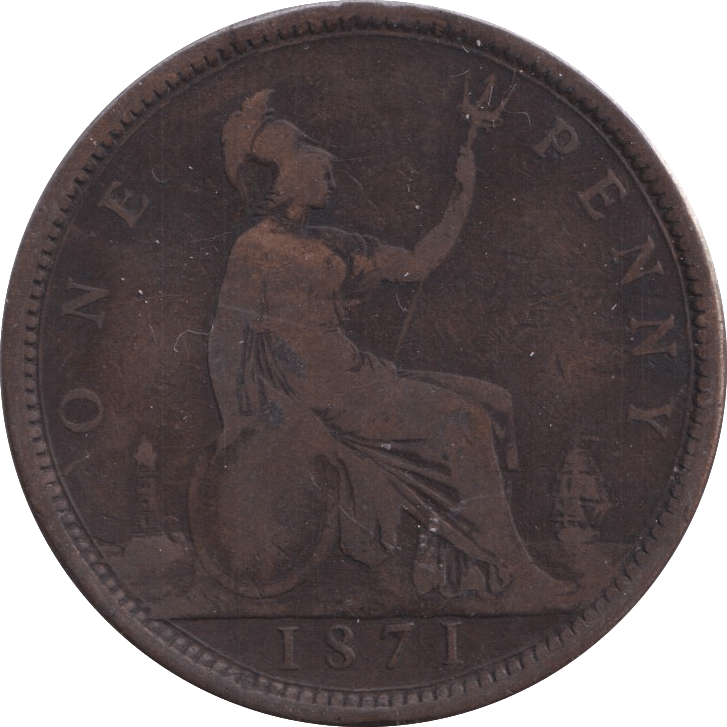 1871 PENNY ( NF ) - PENNY - Cambridgeshire Coins