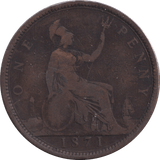 1871 PENNY ( NF ) - PENNY - Cambridgeshire Coins