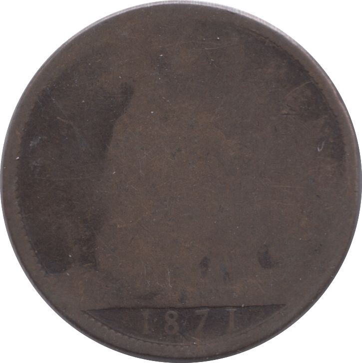 1871 PENNY ( POOR ) - PENNY - Cambridgeshire Coins