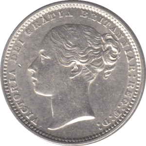 1871 SHILLING ( AUNC ) DIE 10 - Shilling - Cambridgeshire Coins