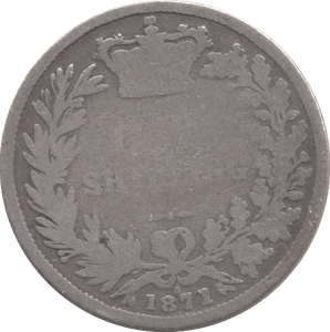 1871 SHILLING ( FAIR ) DIE 8 - SHILLING - Cambridgeshire Coins