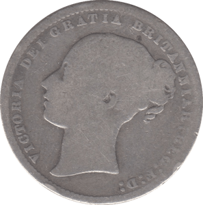 1871 SHILLING ( FAIR ) DIE 8 - SHILLING - Cambridgeshire Coins