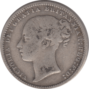 1871 SHILLING ( FINE ) DIE 15 - Shilling - Cambridgeshire Coins