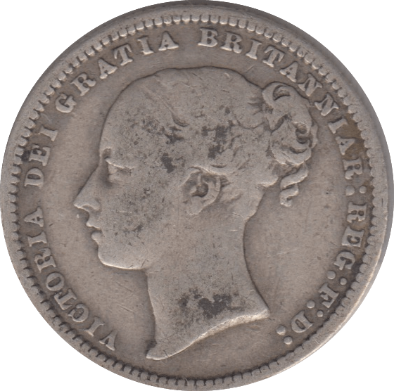 1871 SHILLING ( FINE ) DIE 15 - Shilling - Cambridgeshire Coins