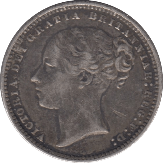 1871 SHILLING ( GF ) DIE 14 6 - Shilling - Cambridgeshire Coins