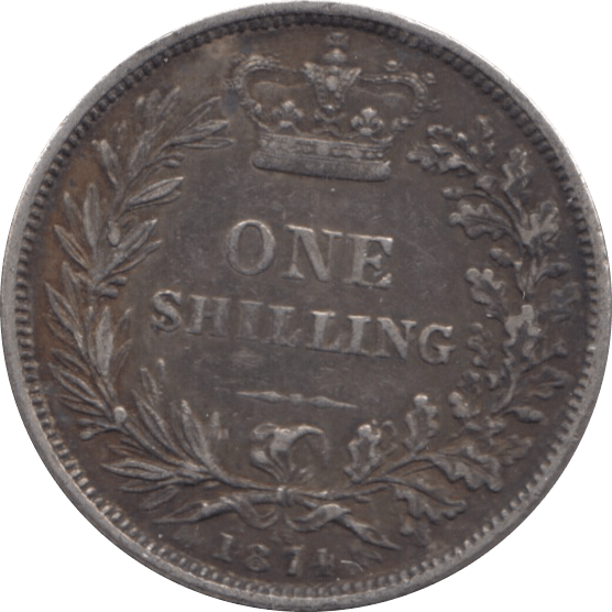 1871 SHILLING ( GF ) DIE 14 6 - Shilling - Cambridgeshire Coins