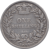 1871 SHILLING ( NF ) 4 DIE 9 - Shilling - Cambridgeshire Coins