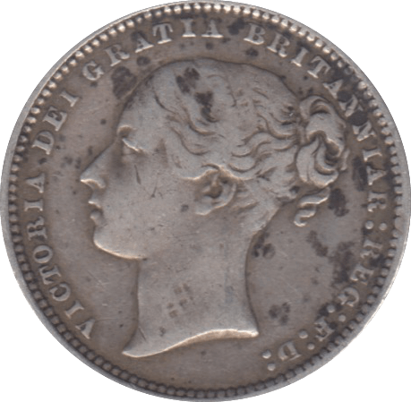 1871 SHILLING ( VF ) DIE 12 - Shilling - Cambridgeshire Coins
