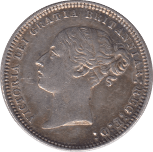 1871 SIXPENCE ( EF ) DIE 28 - Sixpence - Cambridgeshire Coins