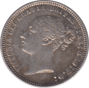 1871 SIXPENCE ( EF ) DIE 28 - Sixpence - Cambridgeshire Coins