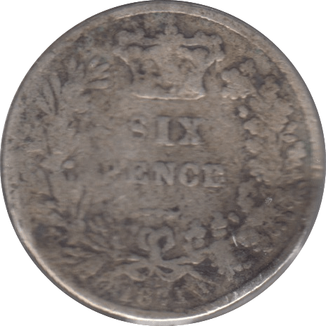 1871 SIXPENCE ( FAIR ) 6 - Sixpence - Cambridgeshire Coins