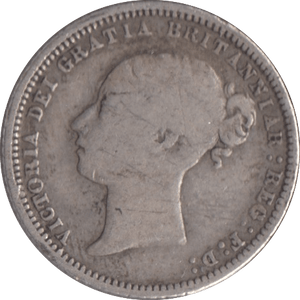 1871 SIXPENCE ( FINE ) DIE 20 - Sixpence - Cambridgeshire Coins