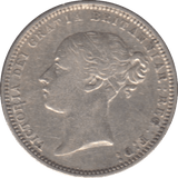 1871 SIXPENCE ( GVF ) DIE 19 - Sixpence - Cambridgeshire Coins