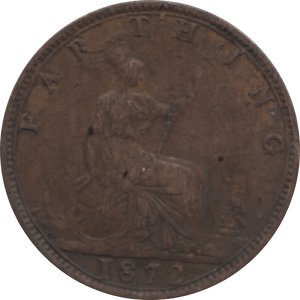 1872 FARTHING 2 ( GF ) 83 - Farthing - Cambridgeshire Coins