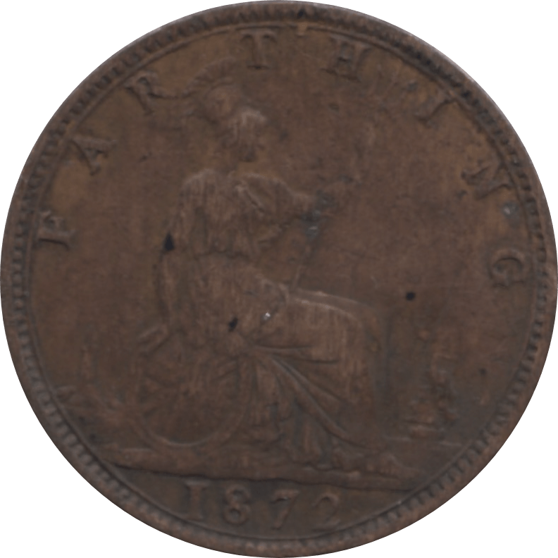 1872 FARTHING 2 ( GF ) 83 - Farthing - Cambridgeshire Coins