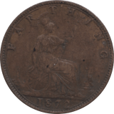 1872 FARTHING 2 ( GF ) 83 - Farthing - Cambridgeshire Coins