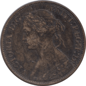 1872 FARTHING ( FINE ) 1 - Farthing - Cambridgeshire Coins
