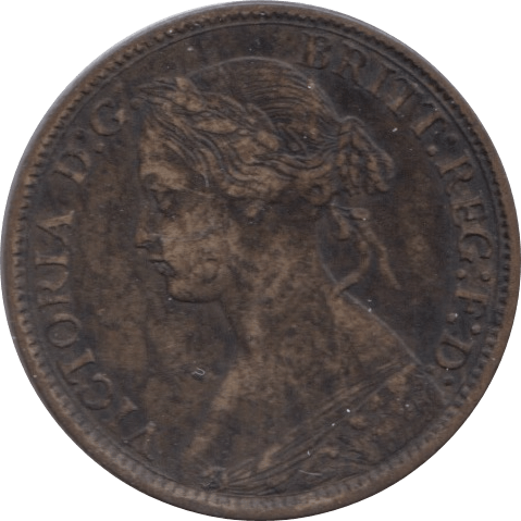 1872 FARTHING ( FINE ) 1 - Farthing - Cambridgeshire Coins