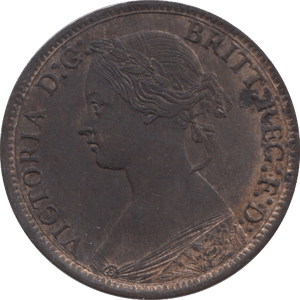 1872 FARTHING ( UNC ) 1 - Farthing - Cambridgeshire Coins