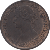 1872 FARTHING ( UNC ) 1 - Farthing - Cambridgeshire Coins