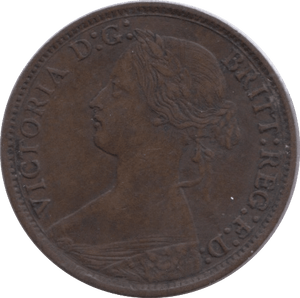 1872 FARTHING ( VF ) - Farthing - Cambridgeshire Coins