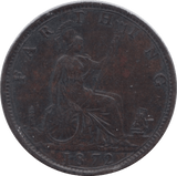 1872 FARTHING ( VF ) - Farthing - Cambridgeshire Coins