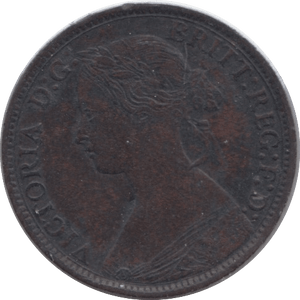 1872 FARTHING ( VF ) - Farthing - Cambridgeshire Coins