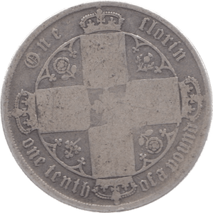 1872 FLORIN 2 DIE 42 ( FAIR ) - Florin - Cambridgeshire Coins