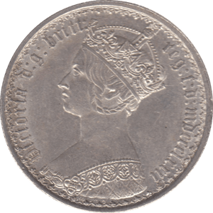 1872 FLORIN ( AUNC ) DIE 60 - Florin - Cambridgeshire Coins