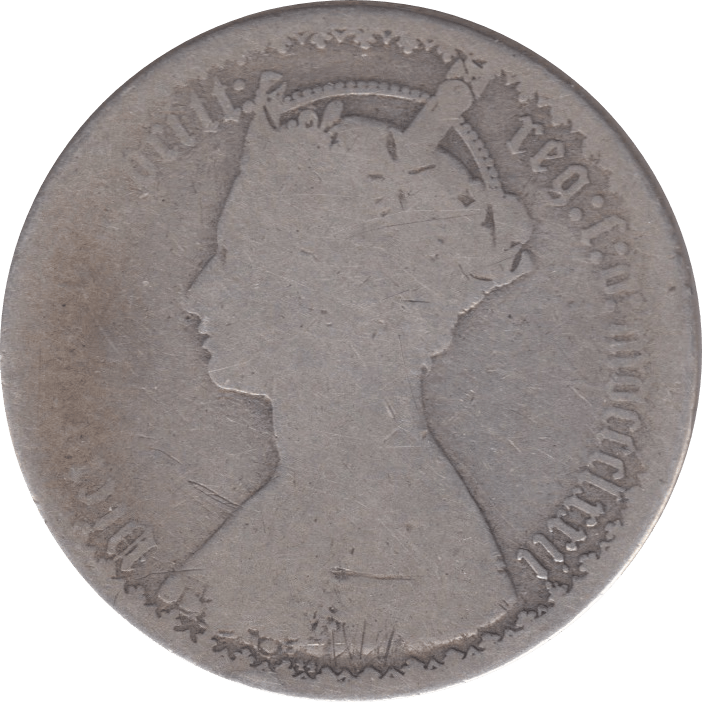1872 FLORIN ( FAIR ) 3 DIE 44 - Florin - Cambridgeshire Coins