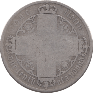 1872 FLORIN ( FAIR ) 3 DIE 44 - Florin - Cambridgeshire Coins