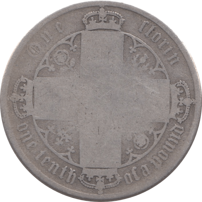 1872 FLORIN ( FAIR ) 3 DIE 44 - Florin - Cambridgeshire Coins