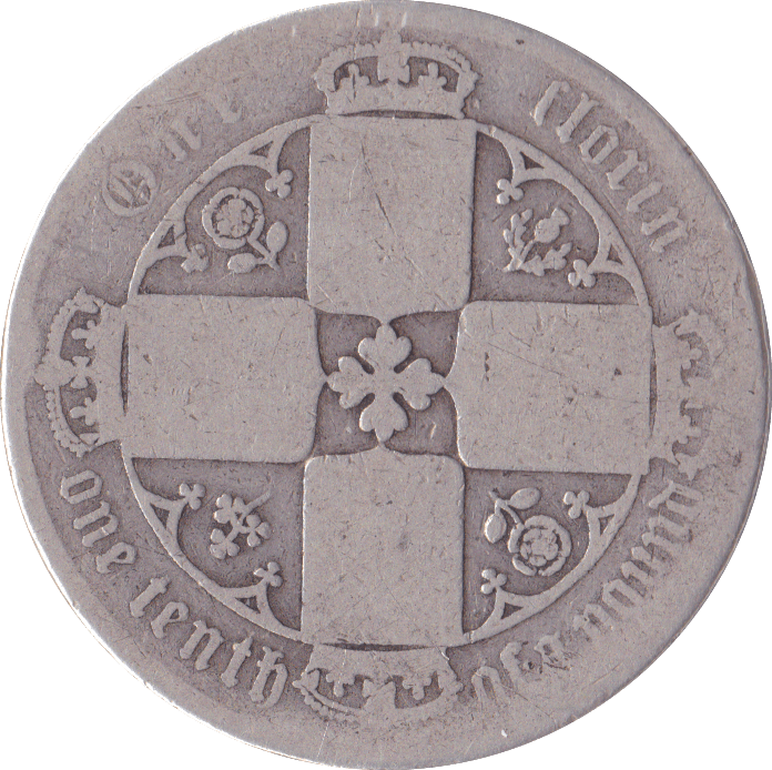 1872 FLORIN ( FAIR ) DIE 103 - Florin - Cambridgeshire Coins