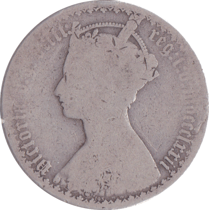 1872 FLORIN ( FAIR ) DIE 103 - Florin - Cambridgeshire Coins
