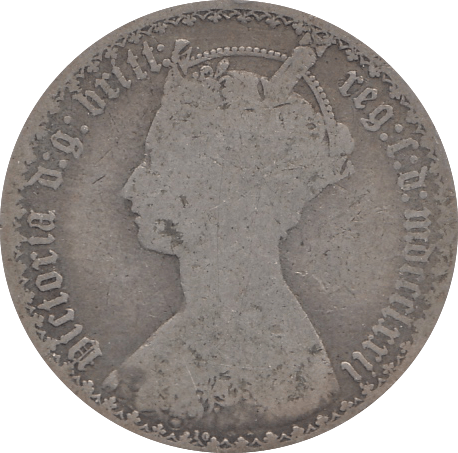 1872 FLORIN ( FAIR ) DIE 10 - Florin - Cambridgeshire Coins