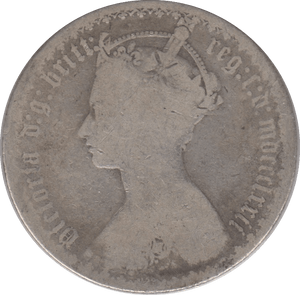 1872 FLORIN ( FAIR ) DIE 158 - Florin - Cambridgeshire Coins
