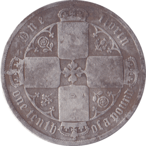 1872 FLORIN ( FAIR ) DIE 32 - Florin - Cambridgeshire Coins