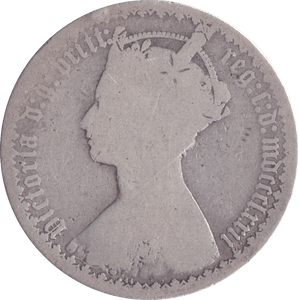 1872 FLORIN ( FAIR ) DIE 44 - Florin - Cambridgeshire Coins