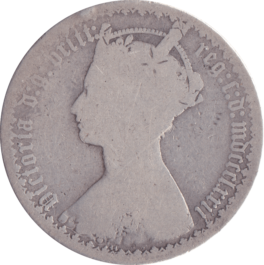 1872 FLORIN ( FAIR ) DIE 44 - Florin - Cambridgeshire Coins