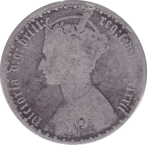 1872 FLORIN ( FAIR ) DIE 46 - Florin - Cambridgeshire Coins